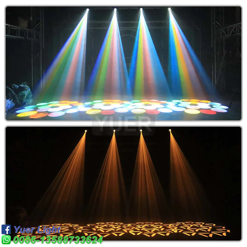 Afralia™ 100W Mini Beam RGBW 4in1 LED Moving Head Light - DMX Control Disco Spotlight