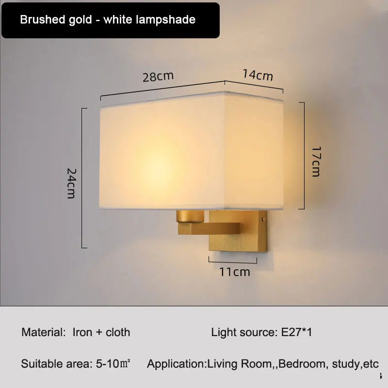 Afralia™ Elegant Bedroom Wall Lamp, Modern & Minimalist Design for Hotel & Living Room