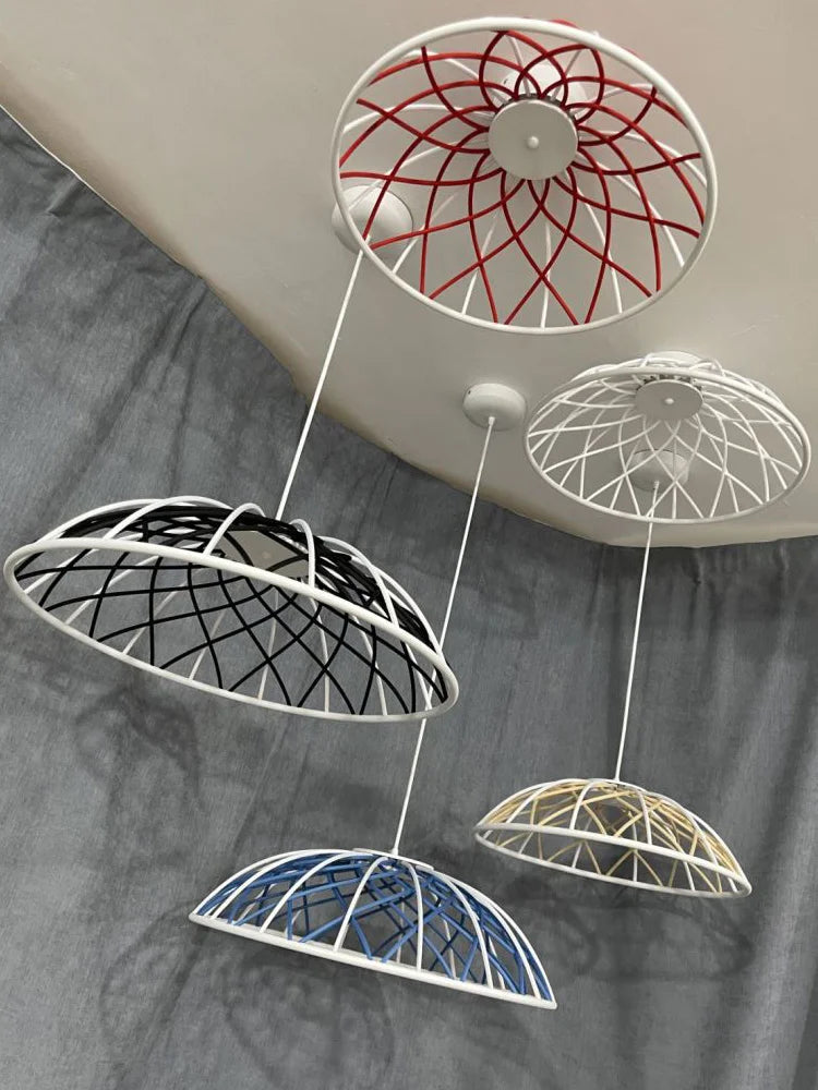 Afralia™ SKynest Woven Rope Pendant Light: Modern Minimalist Art Fixture for Living Room & Restaurant