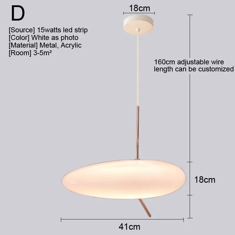 Afralia™ Nordic LED Pendant Light Fixture for Indoor Lighting in Living Room, Kitchen, Dining