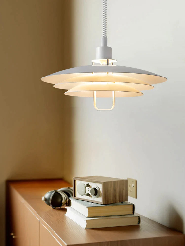 Afralia™ Nordic UFO Pendant Light for Bedroom and Restaurant with Adjustable Bar