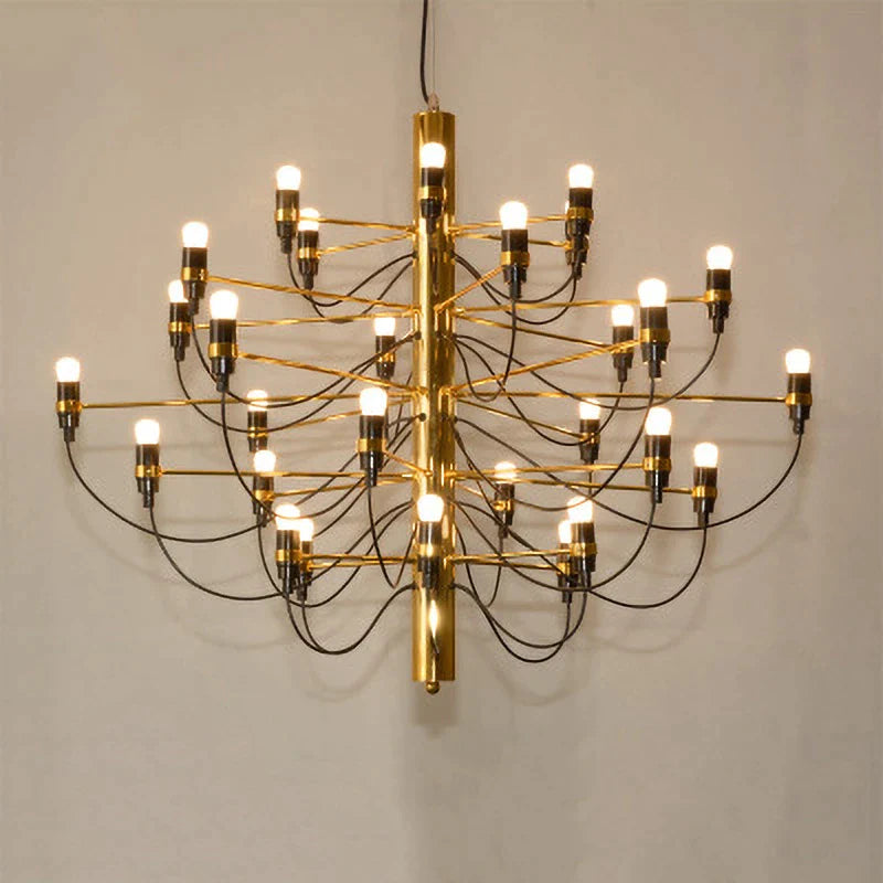 Afralia™ LED Candle Chandelier: Elegant Italian Design Pendant Light for Home Decor