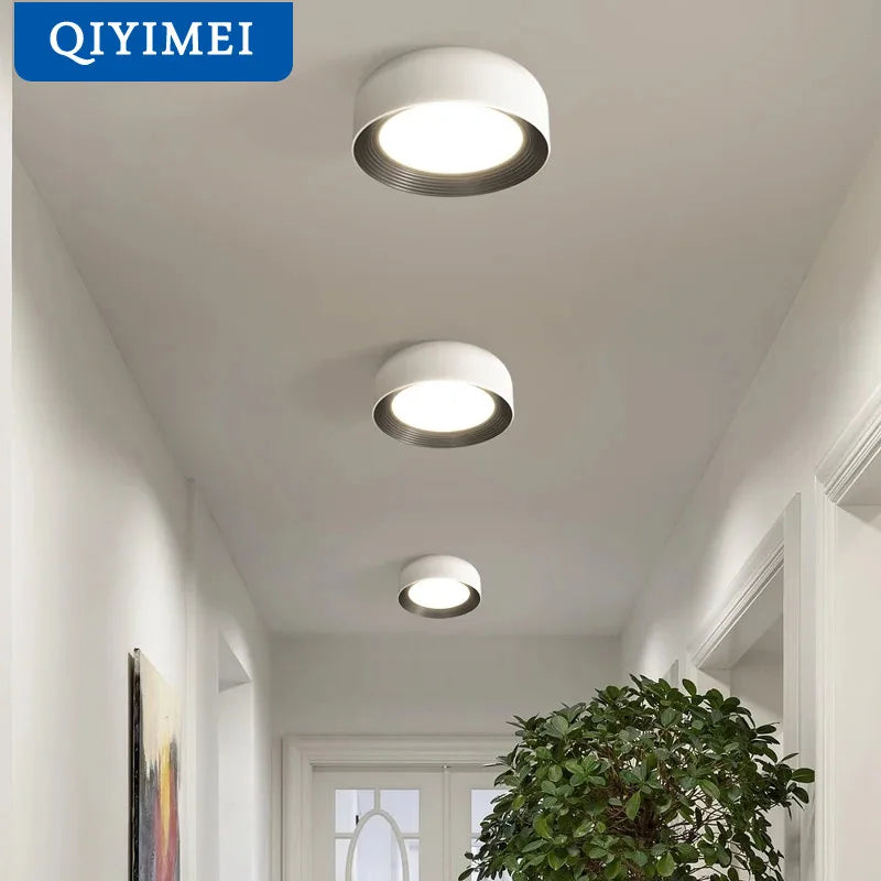 Afralia™ Circular Chandeliers: Nordic Style Lighting for Bedroom, Kitchen, Living & Dining Room