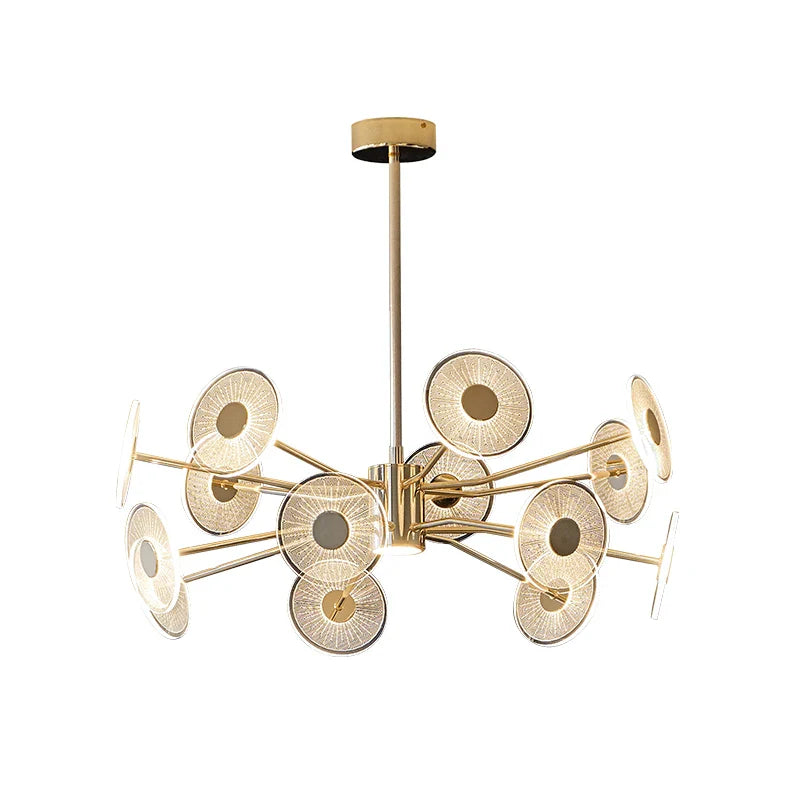 Afralia™ Luxury Nordic LED Chandelier for Living, Dining, and Bedroom