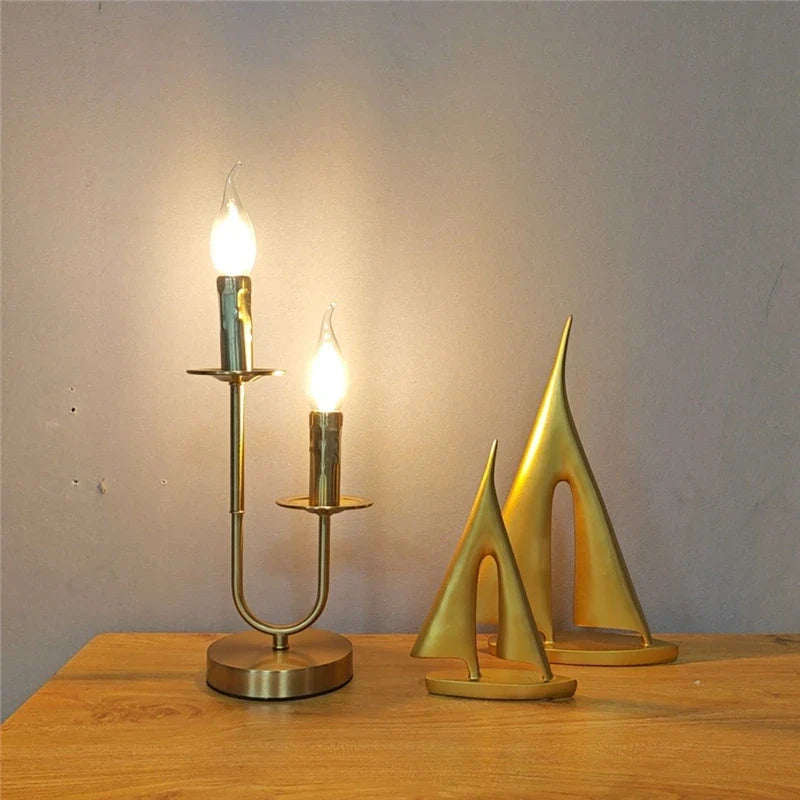 Afralia™ Industrial Retro Candle Floor Lamp for Living Room Bedroom Study