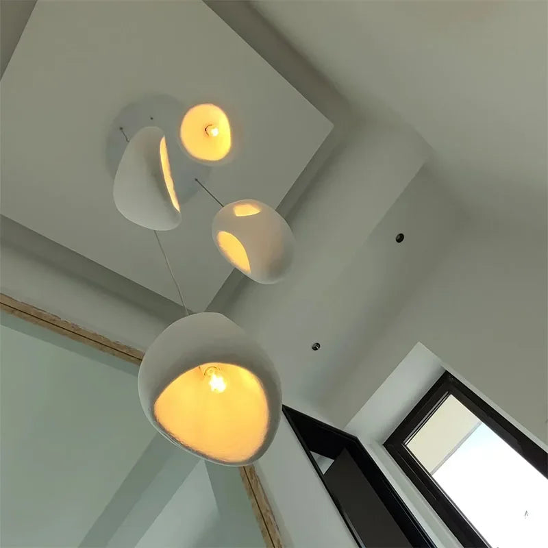 Afralia™ Handmade Wabi Sabi Duplex Villa Stairs Pendant Lights - Nordic Design Chandelier
