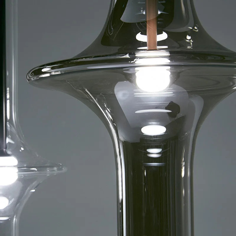 Afralia™ Luxury Glass Pendant Light for Modern Nordic Loft Kitchen Bedroom Lighting