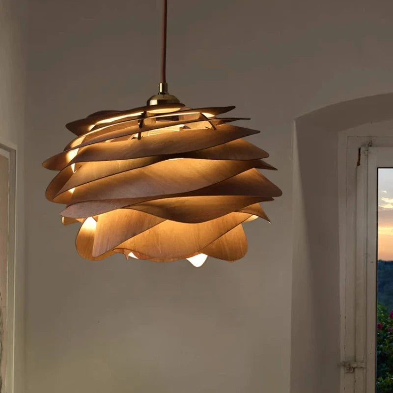 Afralia™ Rose Design LED Pendant Light for Romantic Bedroom Decor