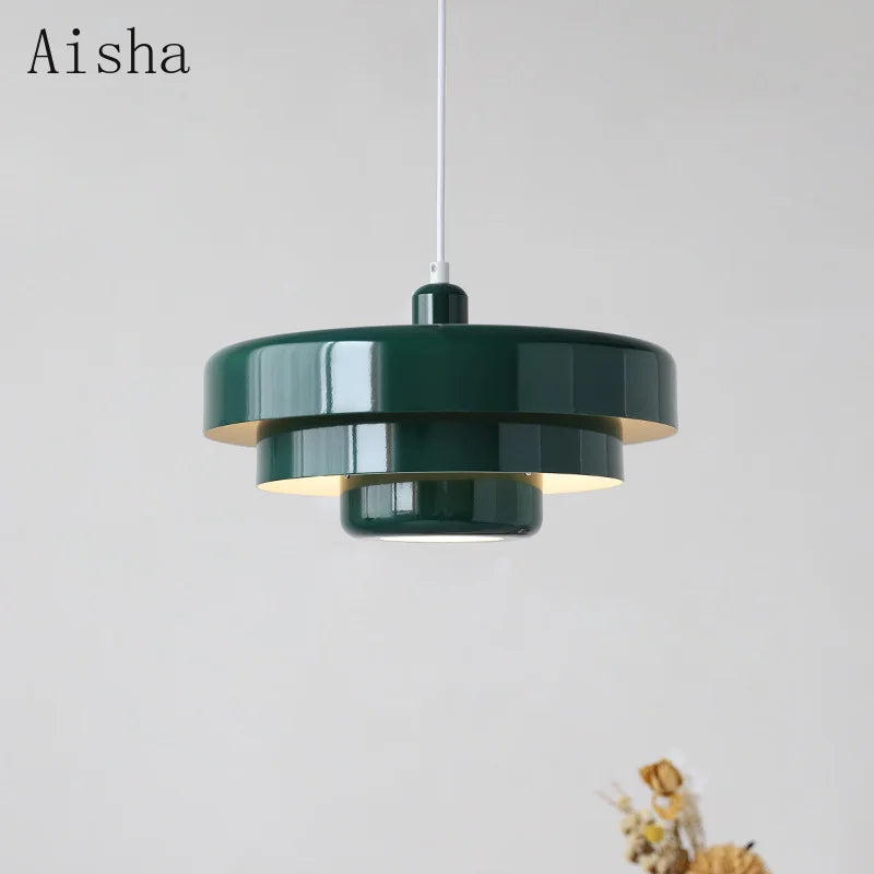 Afralia™ Multicolor Retro Chandelier Pendant Lamp for Restaurant Cafe & Bar