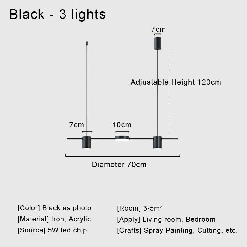 Afralia™ Modern LED Chandelier Ceiling Light Fixture for Living Room Bedroom Dining Room