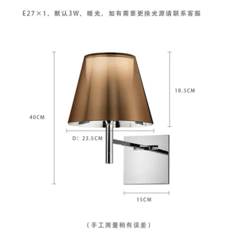Afralia™ Rotary LED Wall Lamp Sconce Light for Bedroom & Living Room