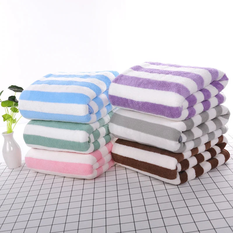 Afralia™ Microfiber Bath Towel Sets for Soft Absorbent Quick Drying Adults