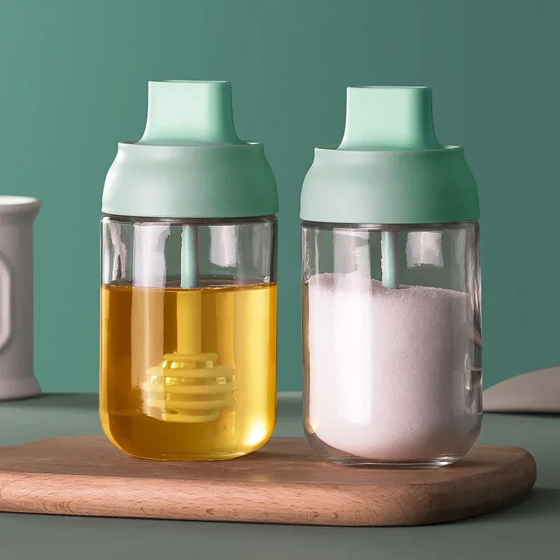 Afralia™ Glass Seasoning Bottle Set