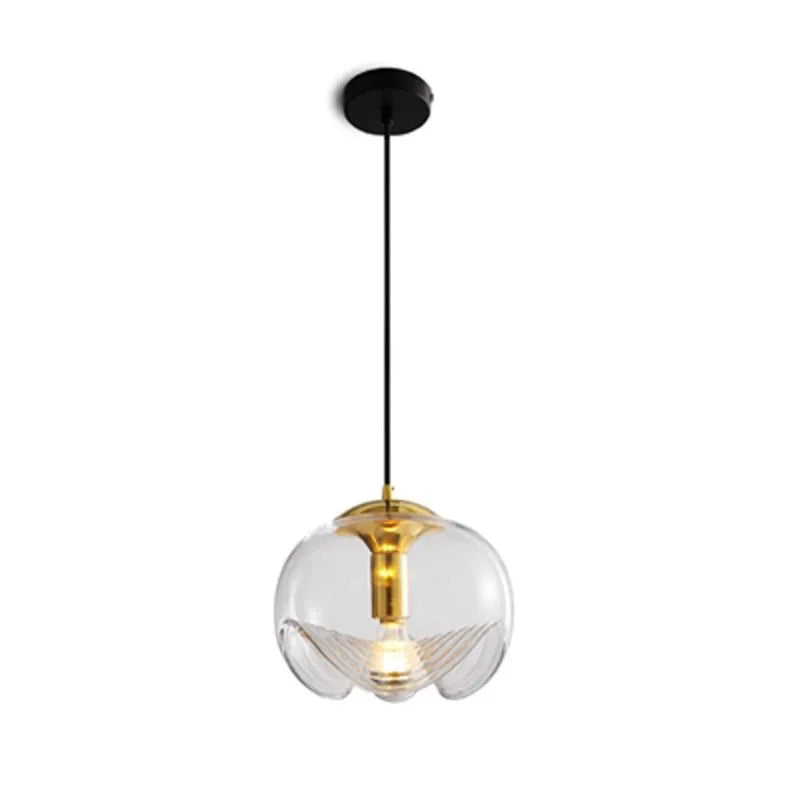 Afralia™ Nordic Style Glass Chandelier for Dining Room and Bar