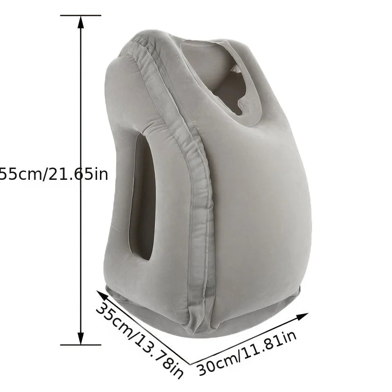 Afralia™ Inflatable Travel Pillow: Portable Neck Cushion for Airplane, Car, Office, Nap.