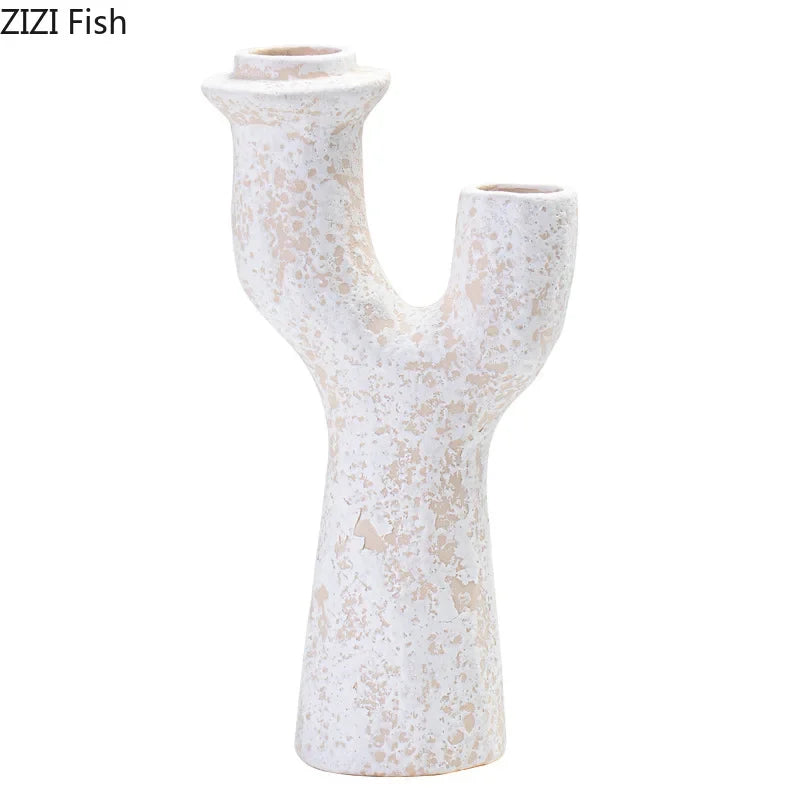 Afralia™ Ceramic Tree Branch Vase for Aesthetic Room Decor