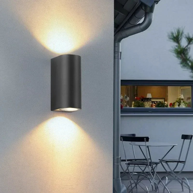 Afralia™ Outdoor Villa GU10 Wall Light for Courtyard, Balcony, Corridor
