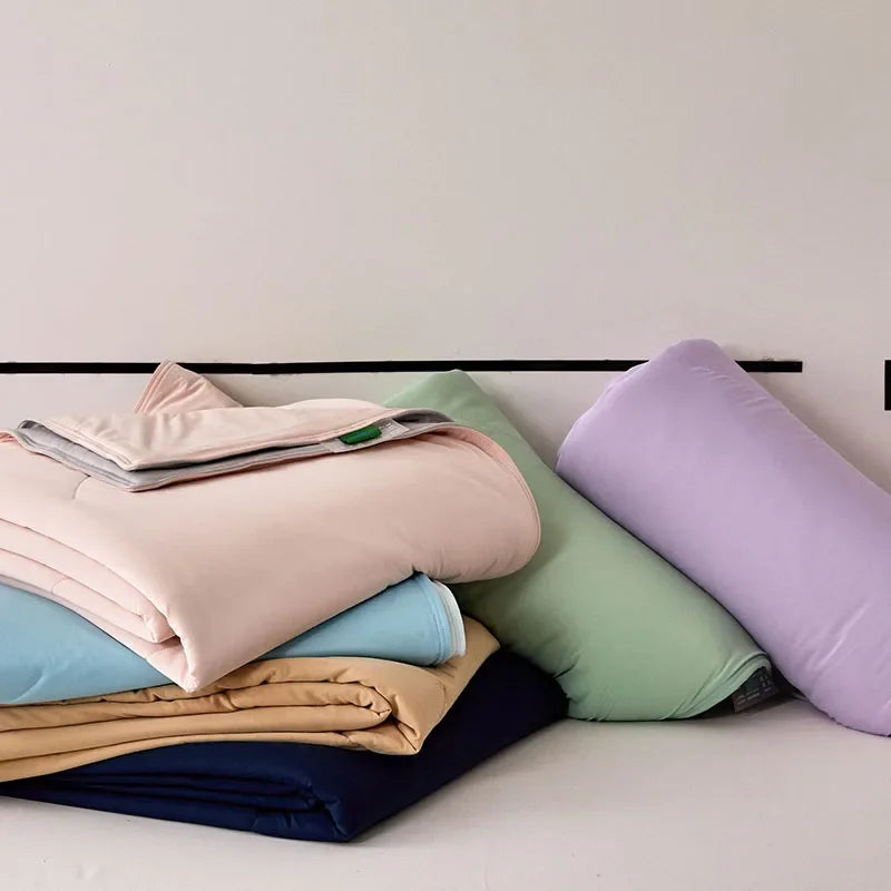 Afralia™ Green Summer Cooling Comforter for Single Beds