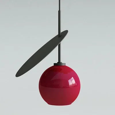 Afralia™ Glass Cherry Pendant Lights Suspension Chandelier Hanging Lamp
