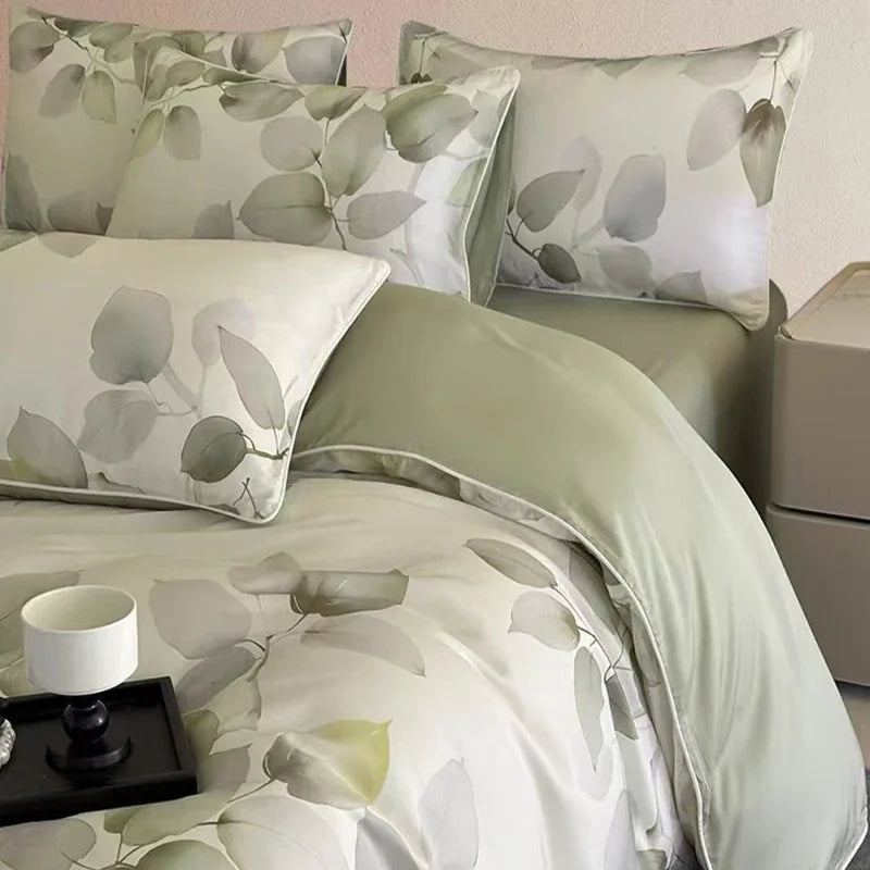 Afralia™ Summer Rayon Bedding Set: Cooling, Breathable, Skin-Friendly Comforter Set