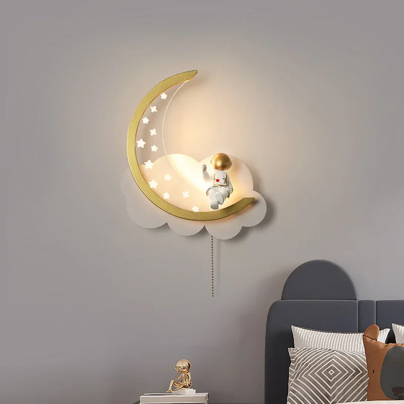 Afralia™ Curved LED Wall Lamp: Modern Aisle Bedside Sconce for Indoor Bedroom Decor