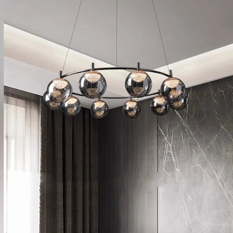 Afralia™ Modern LED Pendant Light Chandeliers for Living Room and Dining Room