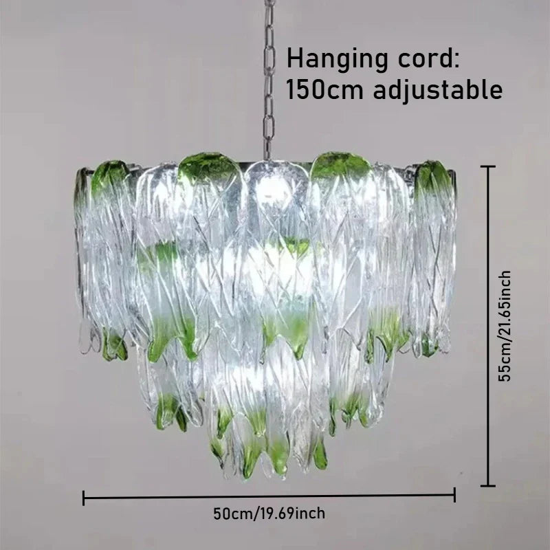 Afralia™ Green Crystal Chandeliers - Modern Classics Ceiling Pendant Light