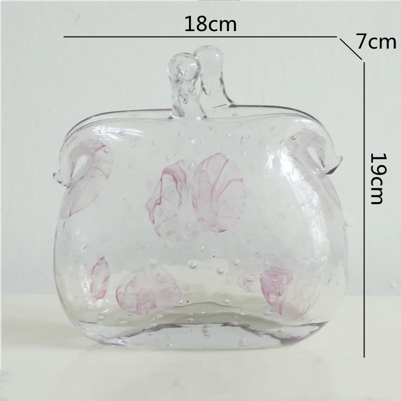 Afralia™ Clear Glass Vase Hydroponic Terrarium Decor Home Flower Accessories