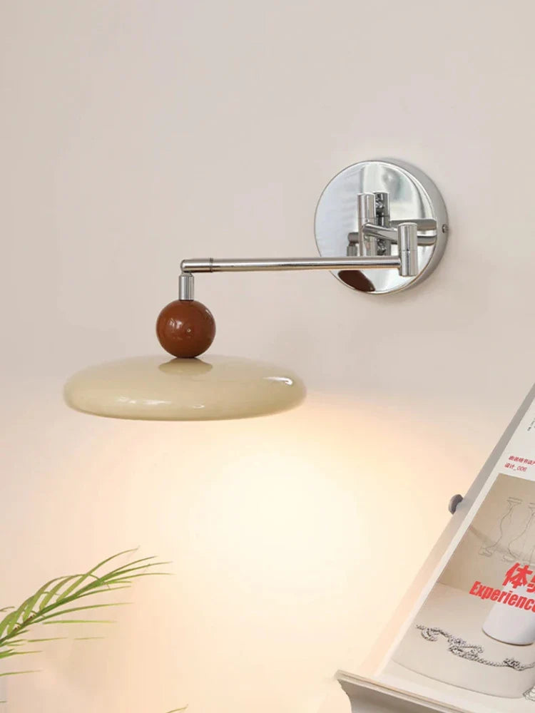 Afralia™ Iron Wall Light: Modern Rotatable LED Wall Lamp for Bedroom Lighting