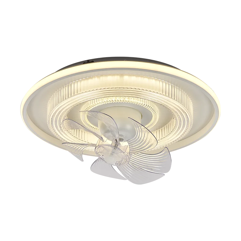 Afralia™ LED Ceiling Fan Light Dimmable Remote Control Bedroom Living Room