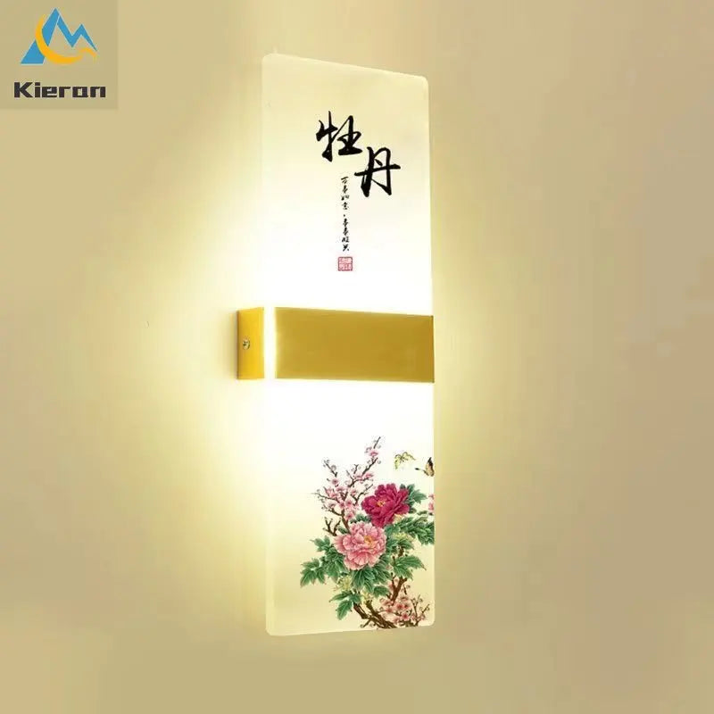 Afralia™ Flower LED Wall Lamp for Bedroom Study Restaurant Living Room Decoration