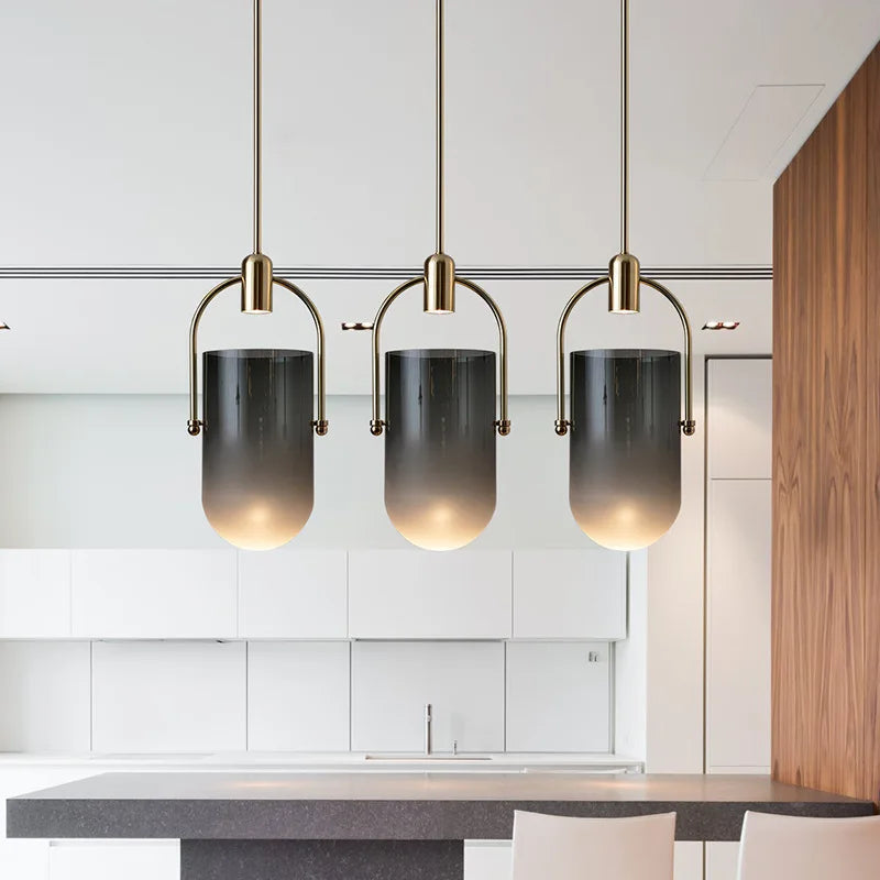 Afralia™ Nordic Cup Pendant Lamp Kitchen Island Hanging Light Fixture