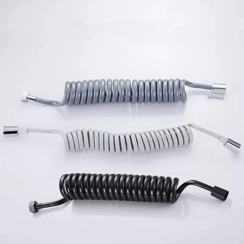 Afralia™ Flexible Spring Shower Hose for Bidet Sprayer Gun, 150cm / 200cm.