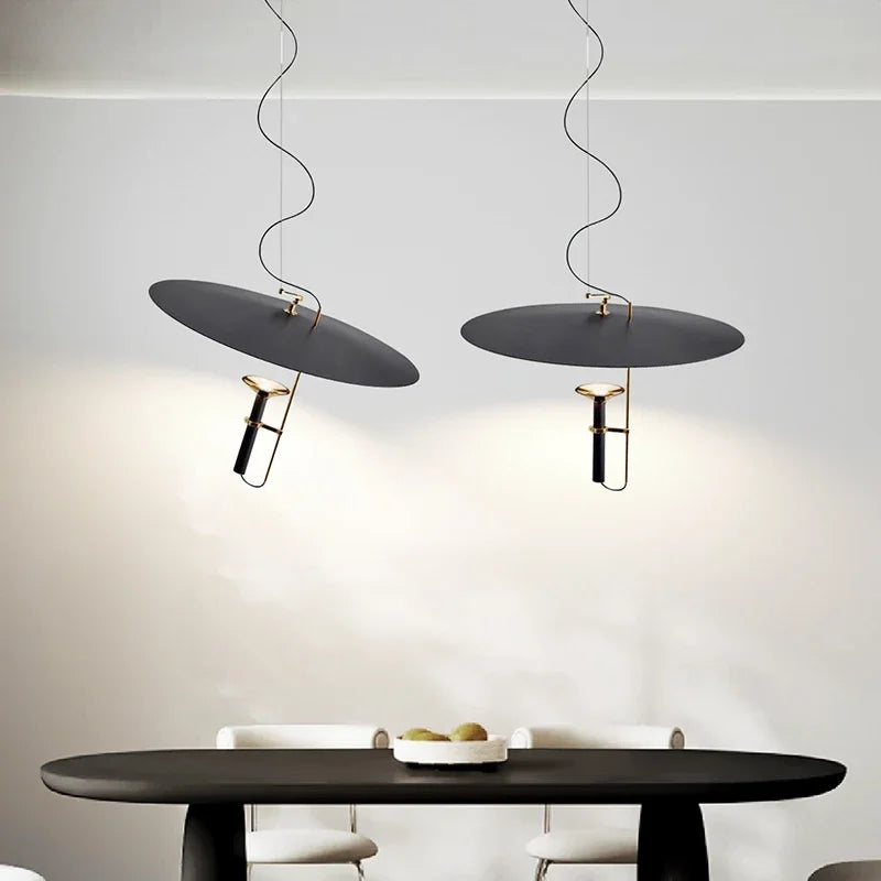 Afralia™ UFO Chandelier: Modern Nordic Minimalist LED Pendant Light for Dining Room, Bar, Bedroom