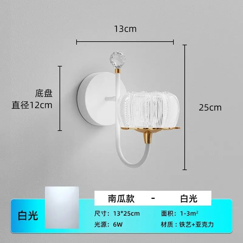 Afralia™ Stylish Bedhead Wall Lamp: Modern, Simple, Romantic, Warm, Personalized Bedroom and Corridor Lighting