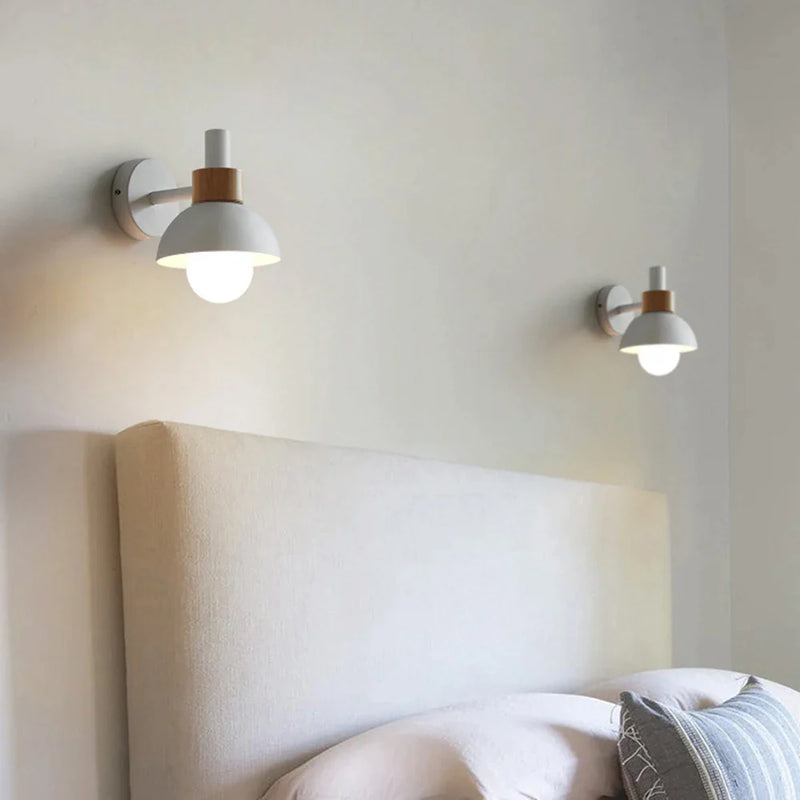 Afralia™ Wood Sconce Wall Lamp: Modern LED Reading Light for Indoor Foyer and Bedside