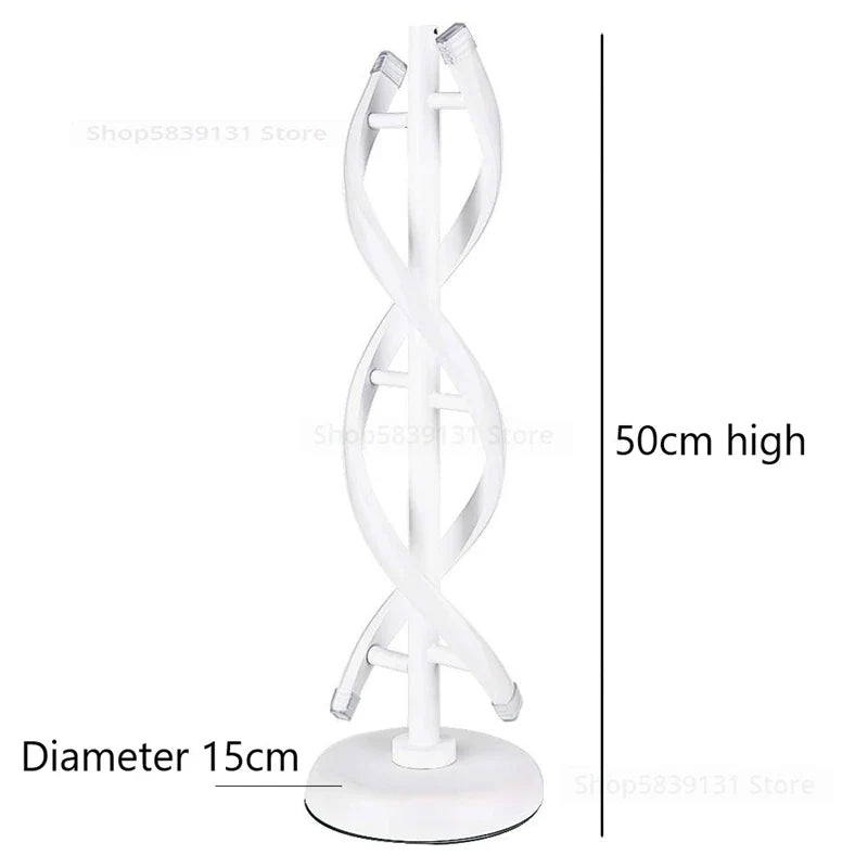 Afralia™ LED Acrylic Art Floor Lamp Modern Home Décor Living Room Bedroom Light