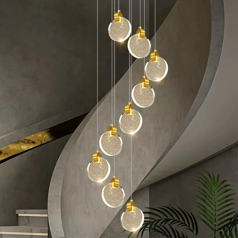 Afralia™ LED Pendant Chandeliers for Modern Home Decor and Indoor Lighting