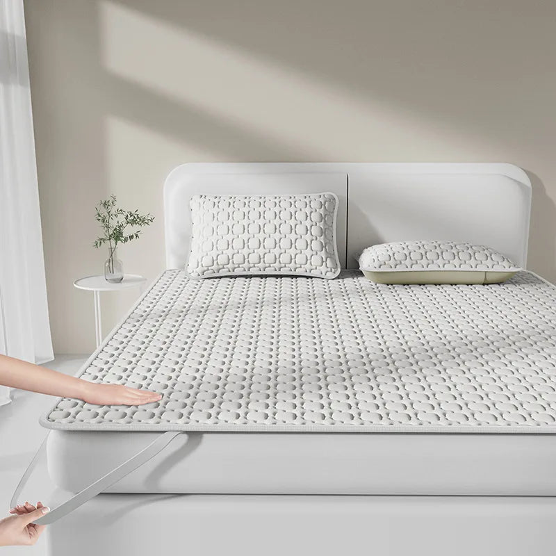 Afralia™ Cooling Latex Pad | Anti-Slip Design | Multi-Layer Structure | Foldable Mattress