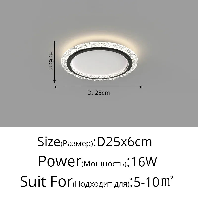 Afralia™ Minimalist Acrylic Round LED Ceiling Lamp, Modern Gold Chandelier for Stylish Home Environment