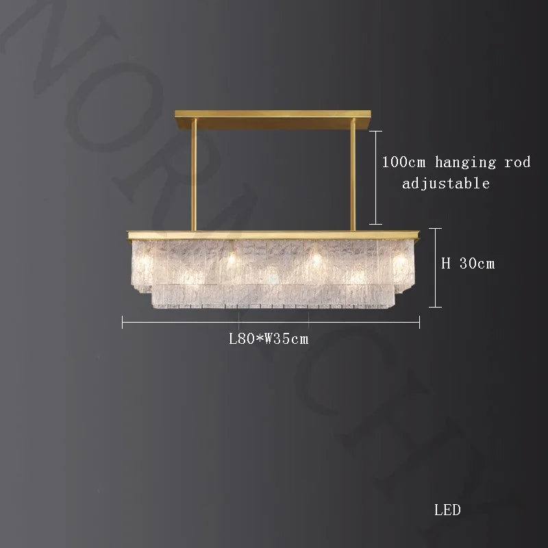 Afralia™ Crystal Chandelier Pendant Light for Luxurious Dining Room Decor