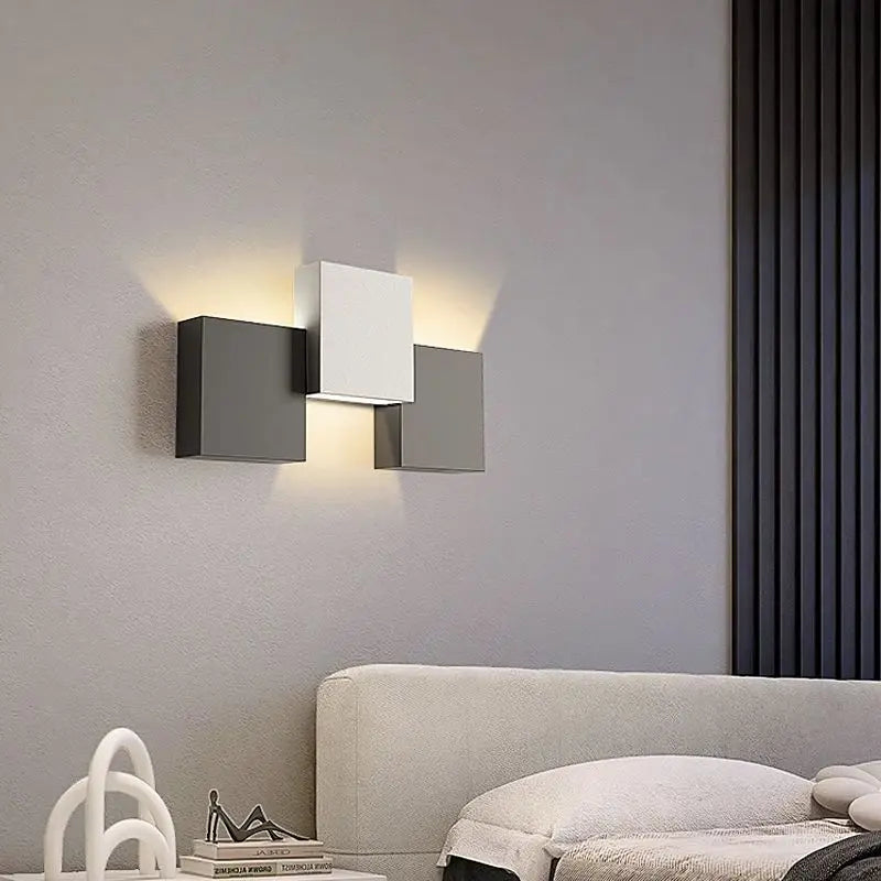 Afralia™ Nordic LED Wall Lamp - Simple Modern Living Room Bedroom Corridor Staircase Light