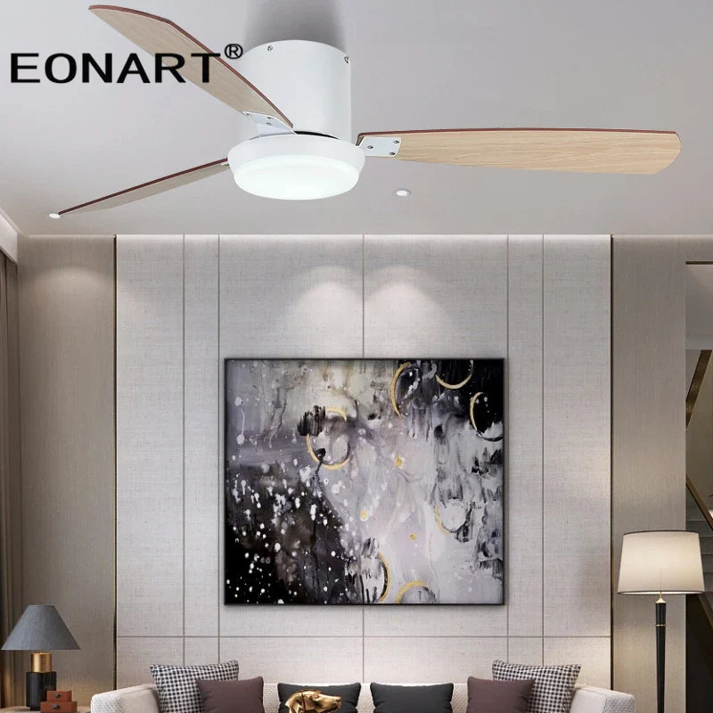 Afralia™ 52" LED Ceiling Fan with Modern Design & Remote Control