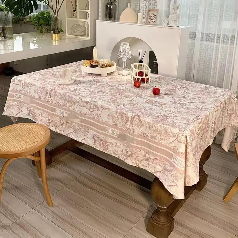 Afralia™ Retro Pastoral Tablecloth: Waterproof Linen Table Cover for Kitchen & Dining