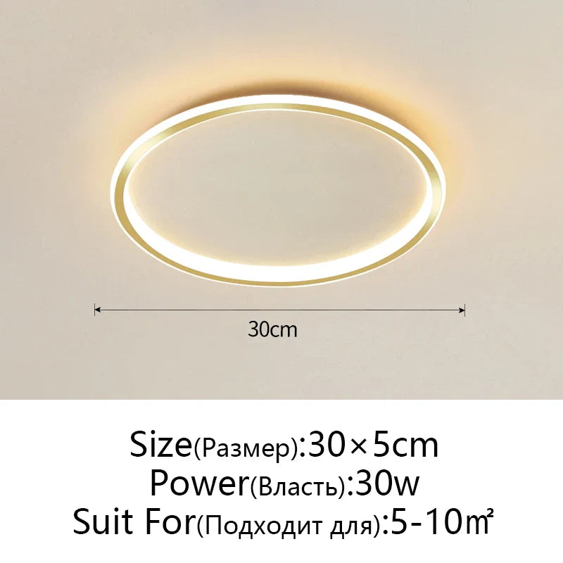 Afralia™ Dimmable LED Ceiling Light for Modern Nordic Home Living Room Lighting