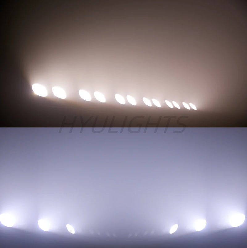 Afralia™ 2eyes COB LED Audience Lights 2x100W 2in1 Strobe Wash Disco DJ Light