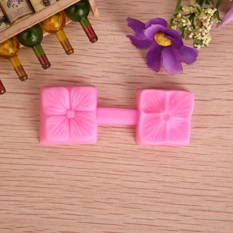 Afralia™ 3D Five Petals Flower Silicone Mold for Cake Decorating and Baking