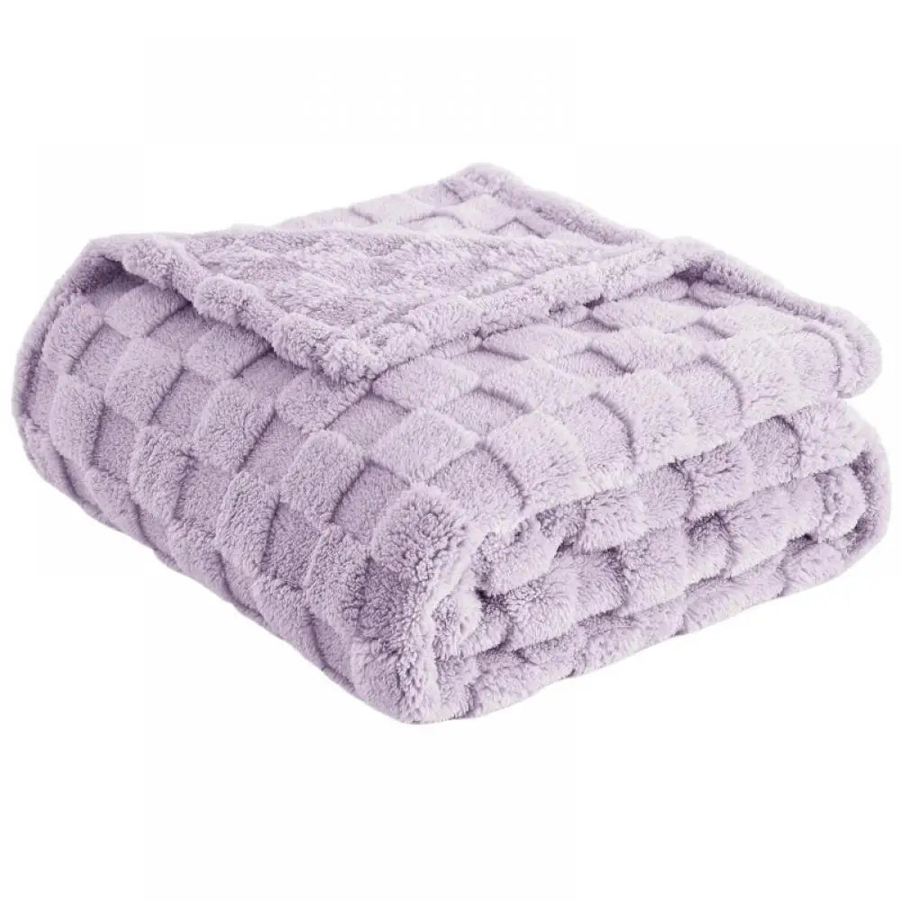 Fluffy Warm Blanket for Sofa Chair by Afralia™ - Cozy Outdoor Camping Picnic Travel