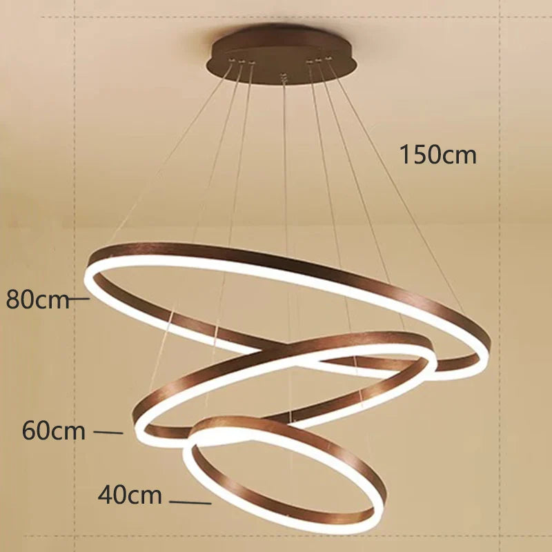 Afralia™ Crystal Chandelier Stair Pendant Lamp Living Room Pendant Lights Interior Lighting