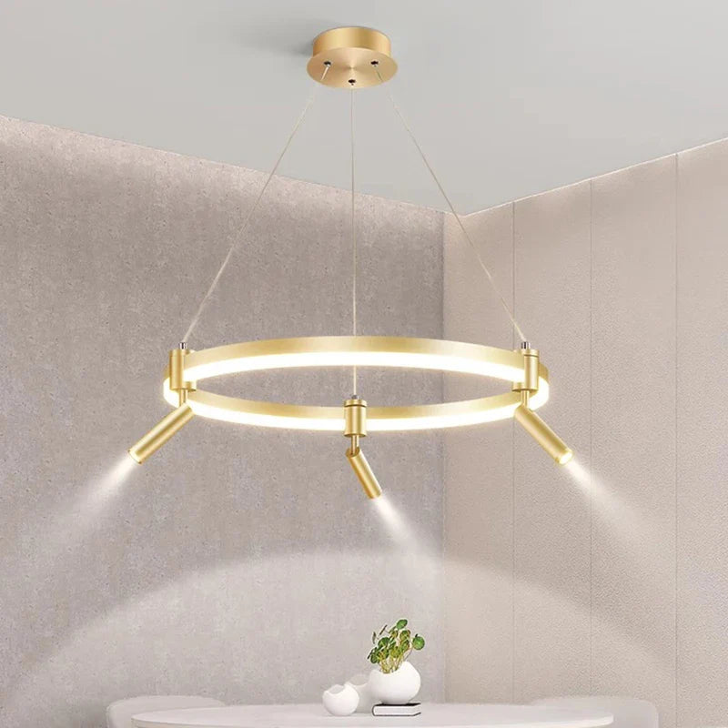 Afralia™ Modern Indoor Pendant Chandelier LED Ceiling Light Fixture